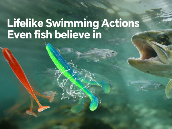 Lifelike Swimming