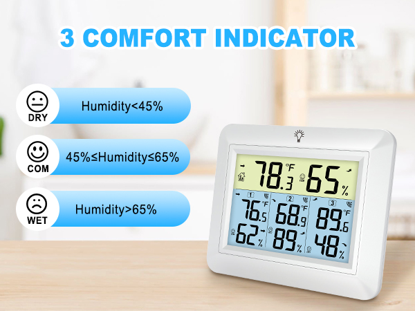 indoor outdoor thermometer wireless outdoor greenhouse room thermometer temperature hygrometer