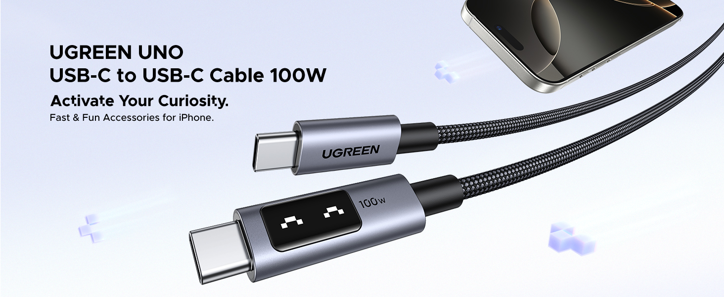 UGREEN UNO USB-C to USB-C Cable 100W