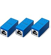 LVY RJ45 Couplers Network Cable Coupler Cat 5 Coupling Lnternet Female to Female Connector Lnline...