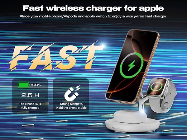 iphone and apple watch charging station