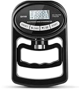 OSDUE Hand Dynamometer Grip Strength Trainer - 265 Lbs / 120 Kgs Electronic Hand Grip Strength Te...