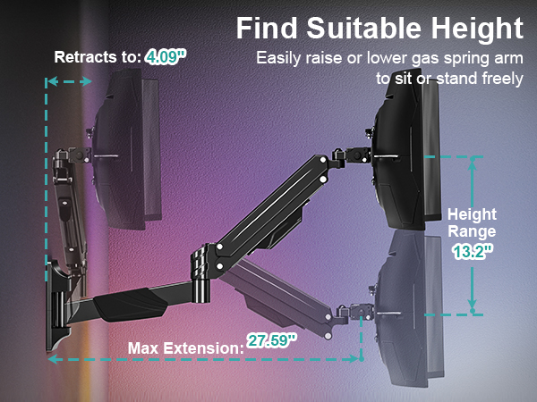single monitor mount