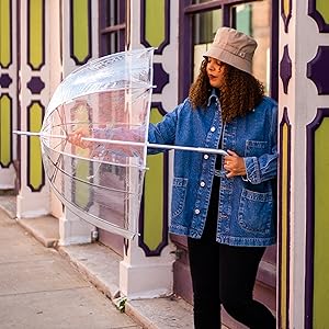 totes bubble umbrella
