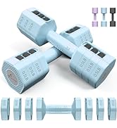 Adjustable Dumbbells Hand Weights Set: Sportneer 4 In 1 Weight Each 2lb 3lb 4lb 5lb Free Weights ...