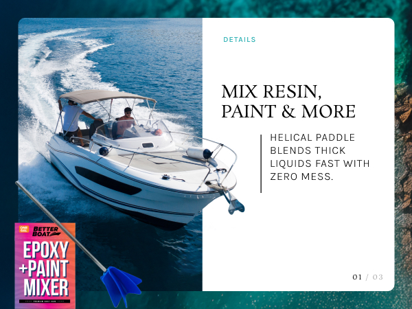 mix resin and paint drill attachment