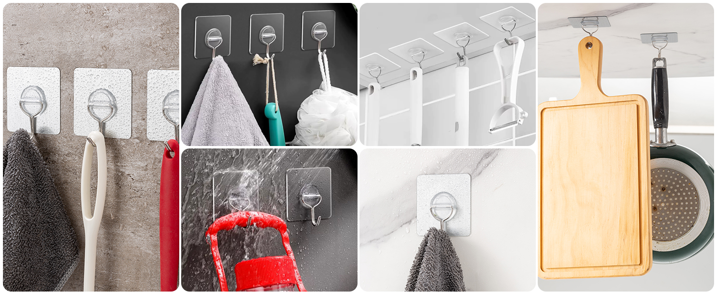 Adhesive Hooks Wall Hooks