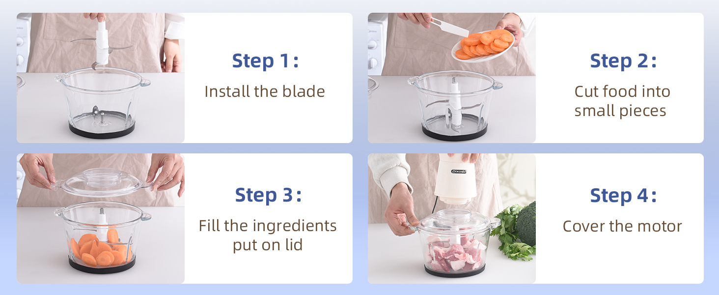 white Food Processor