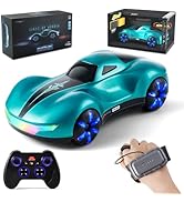 AEROQUEST Gesture Sensing RC Stunt Car with Display Garage, USB-C Rechargeable 2.4GHz Drift Remot...