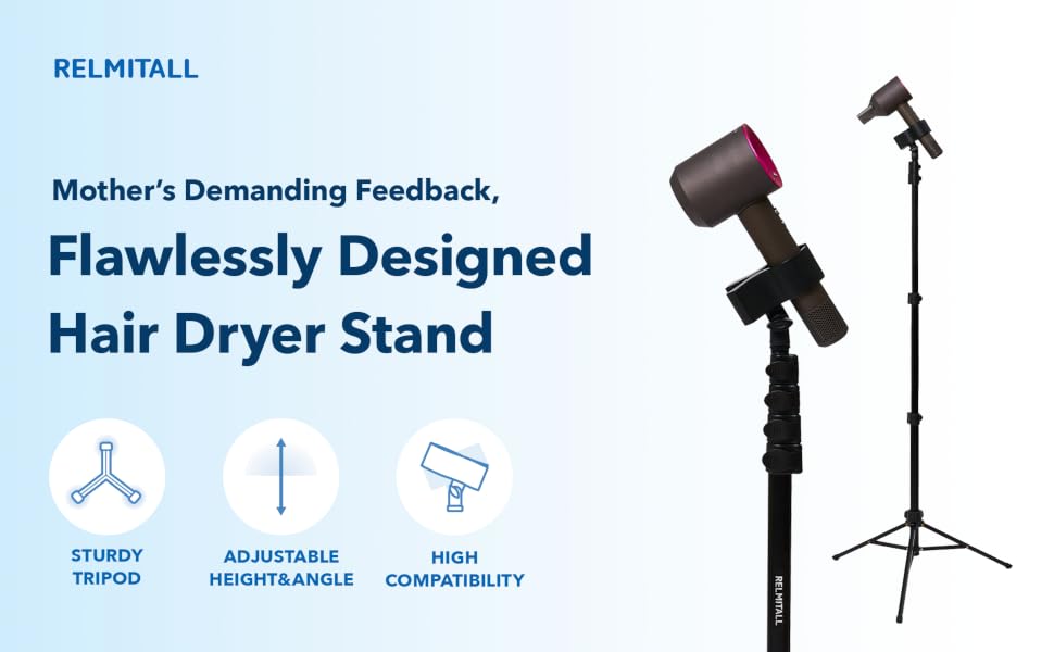 RELMITALL HAIR DRYER STAND