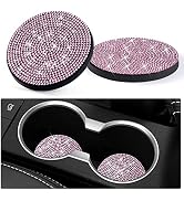 Tyhaui 2 Pack Bling Car Cup Holder Coasters, 2.75 Inch Full Crystal Rhinestone Car Cup Holder Ins...