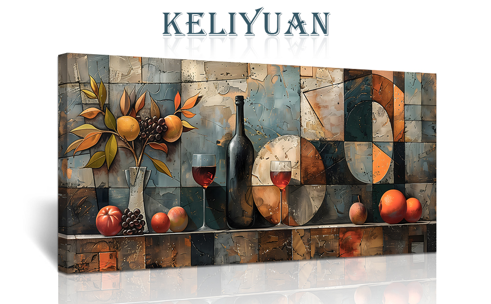 Wine Glass Wall Painting
