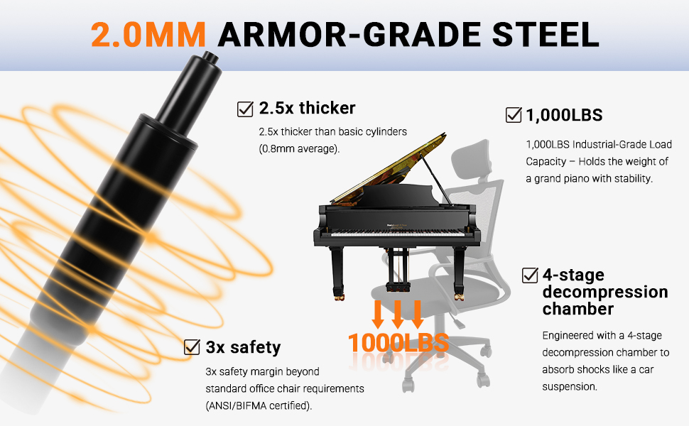 Office Chair Gas Lift Cylinder