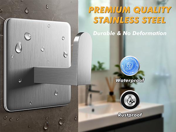 Stainless steel hook, waterproof and rustproof, durable and no deformation for long-term use