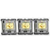 YIYANGKEYS Gateron Yellow Switches,Keyboard Switch,Gateron KS-3 Milky Top Black Bottom Housing Sw...
