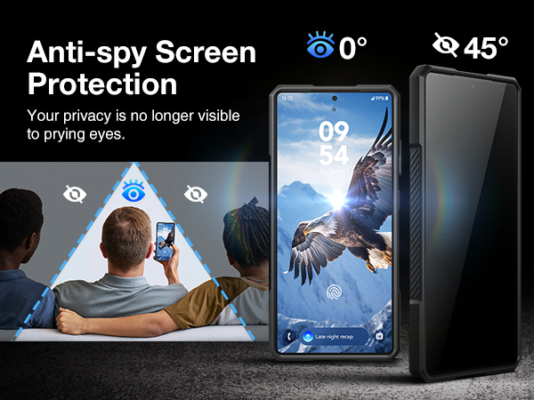 samsung galaxy s25 ultra case with privacy screen protector