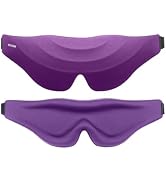 Sleep Eye Mask for Men Women, EVA BELLE Light Blocking Sleeping Mask for Side Sleeper, 3D Contour...