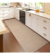 YDKGL 2x6 ft Boho Kitchen Runner Rugs Mat Non Slip Woven Runners for Hallways Washable, Soft Long...