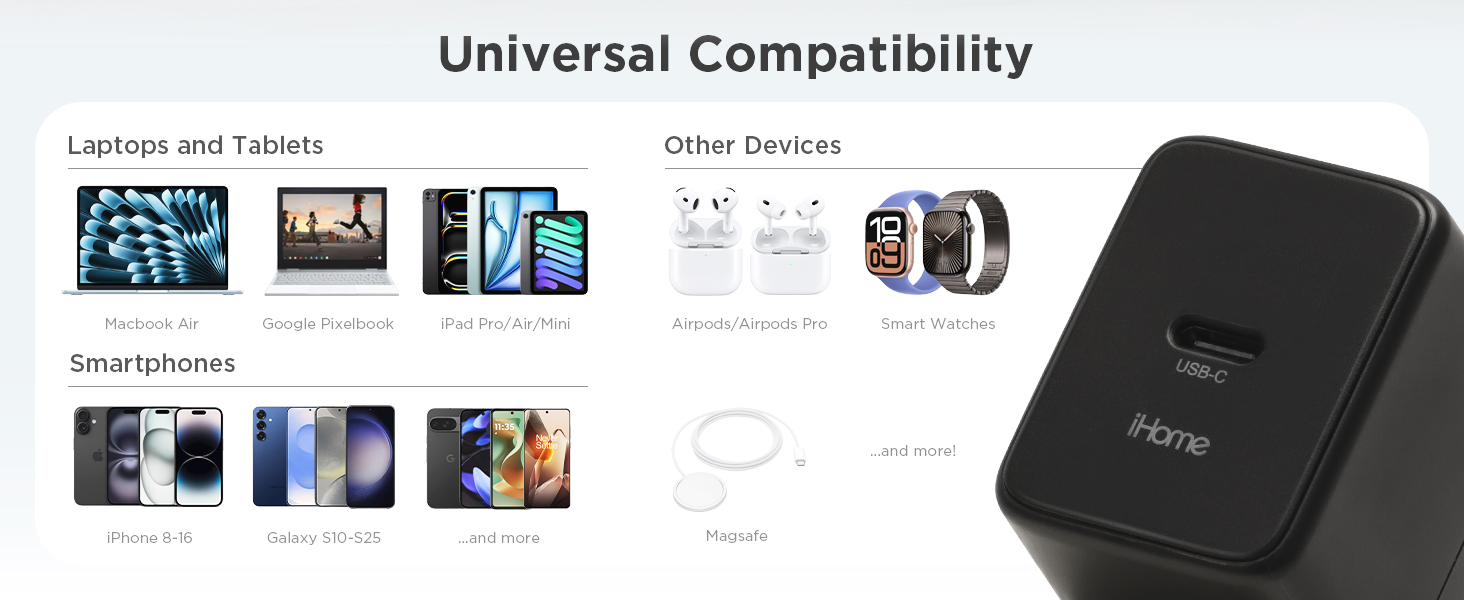 Universal compatability.