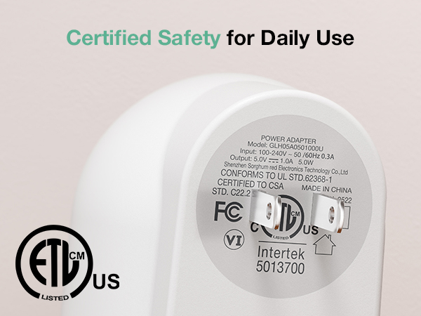 Certified Safety for Daily Use