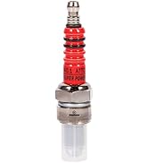 Keenso 3 Electrode Spark Plug for GY6, High Performance Spark Plug for Scooter ATV Quads GY6 50cc...