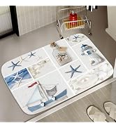 Final Friday Beach Nautical Ocean Animals Bath Rugs Non Slip Shower Mat Bathroom Decor Door Rug (...