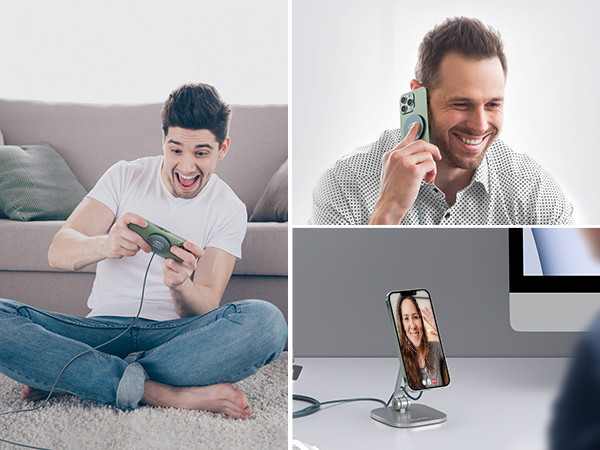 Magnetic Wireless Charger 2-Pack Fast Magsafe Charger Compatible with MagSafe Charger