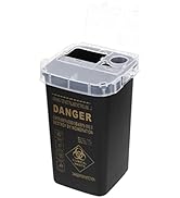 FOMIYES Desktop Sharps Bins Blades Storage Container Sharps Buckets Recycling Cases Razor Disposa...