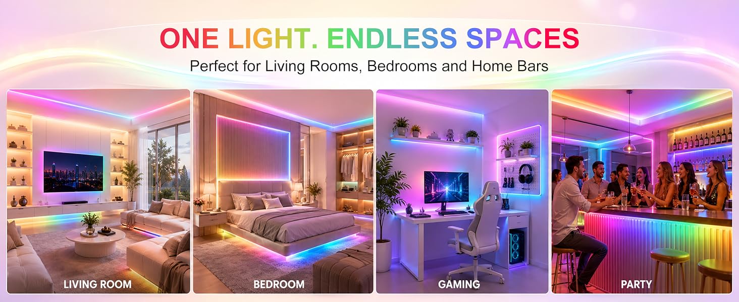 ONE LIGHT. ENDLESS SPACES