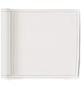 MY DRAP Cloth Washable and Reusable Dinner Napkin - 12.6 x 12.6 in (12 Per Roll, Cotton Cream)