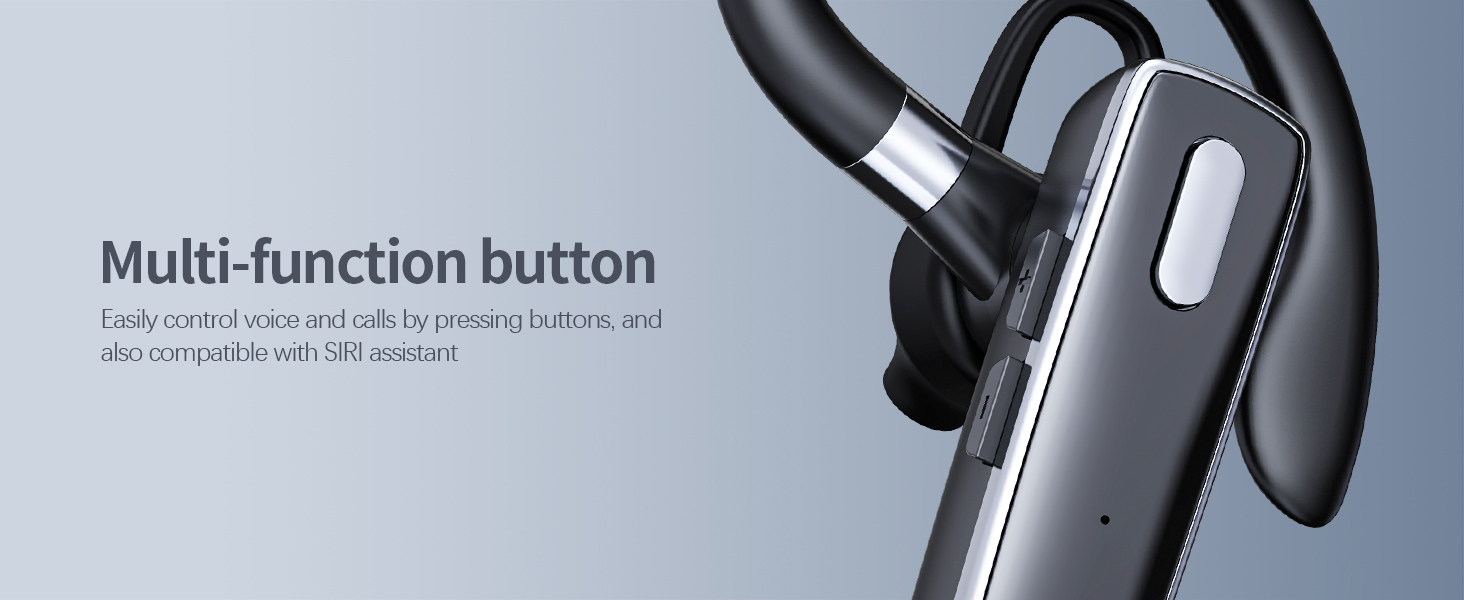 Bluetooth Headset Single Ear Business Earbuds