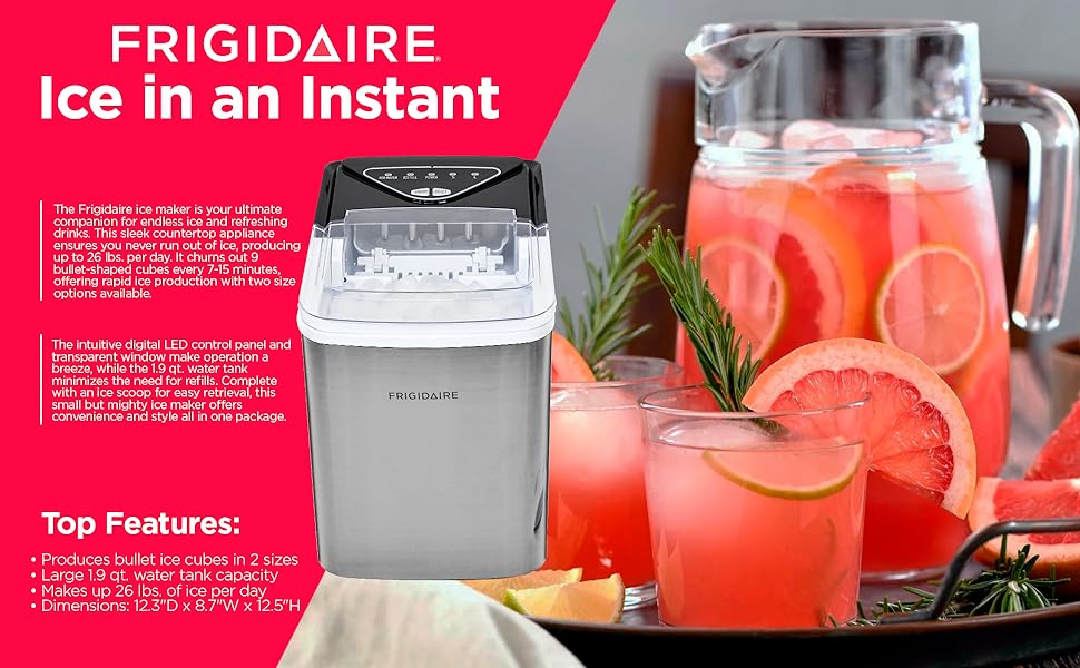 Frigidaire ice maker countertop appliance ice maker 