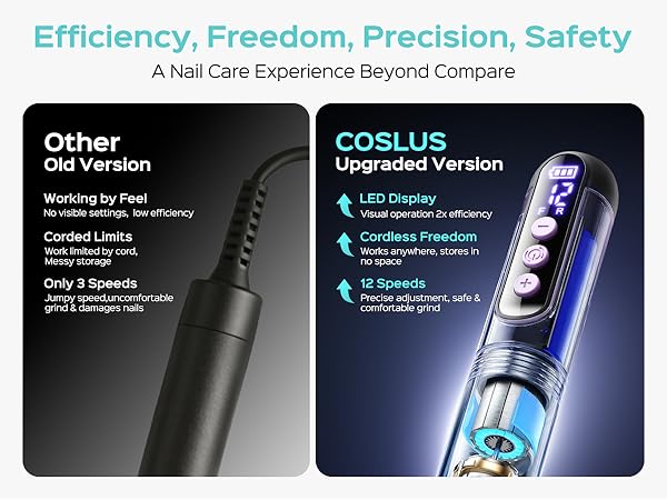 upgrade cordless nail file