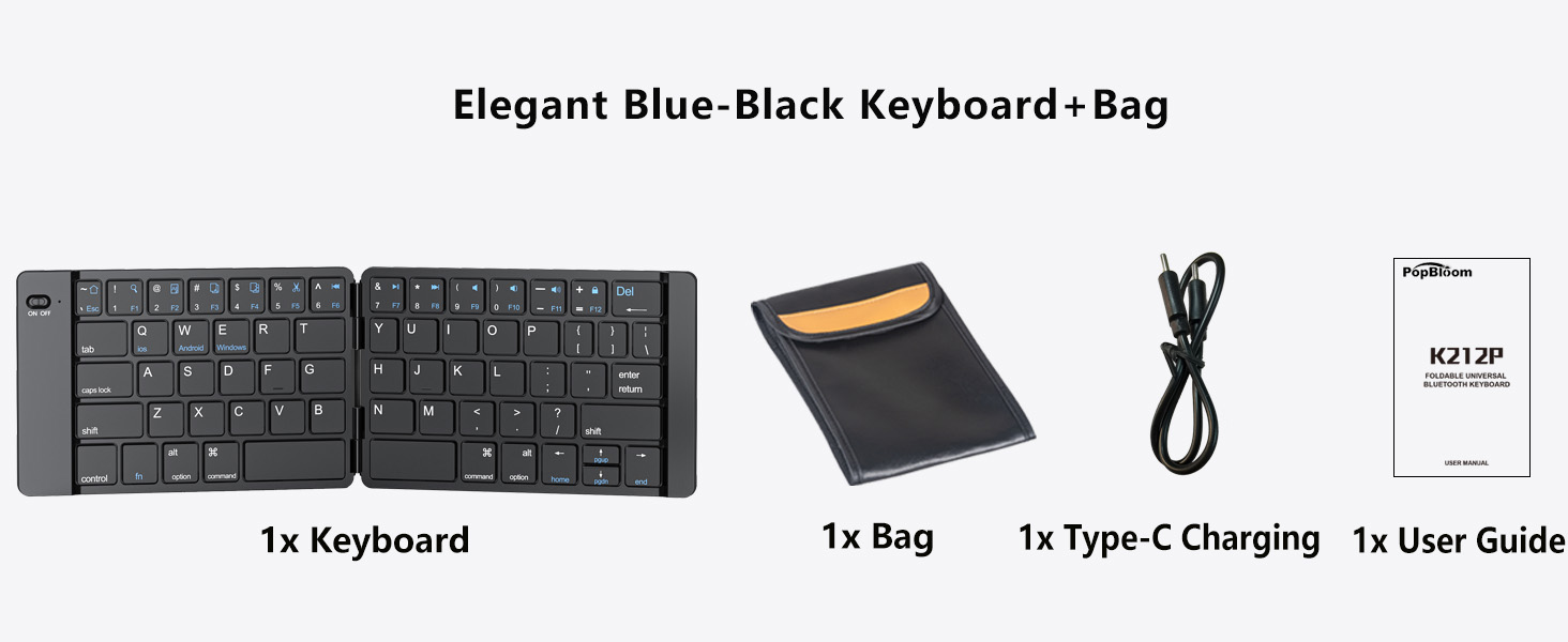 bluetooth folded keyboard