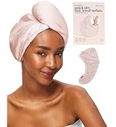 Kitsch Microfiber Hair Towel Wrap for Women - Super Absorbent Hair Drying Towel - Quick Dry, Anti...