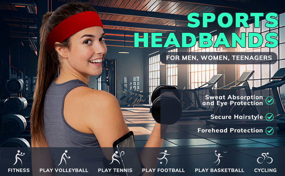 Sweatbands Sports Headband 