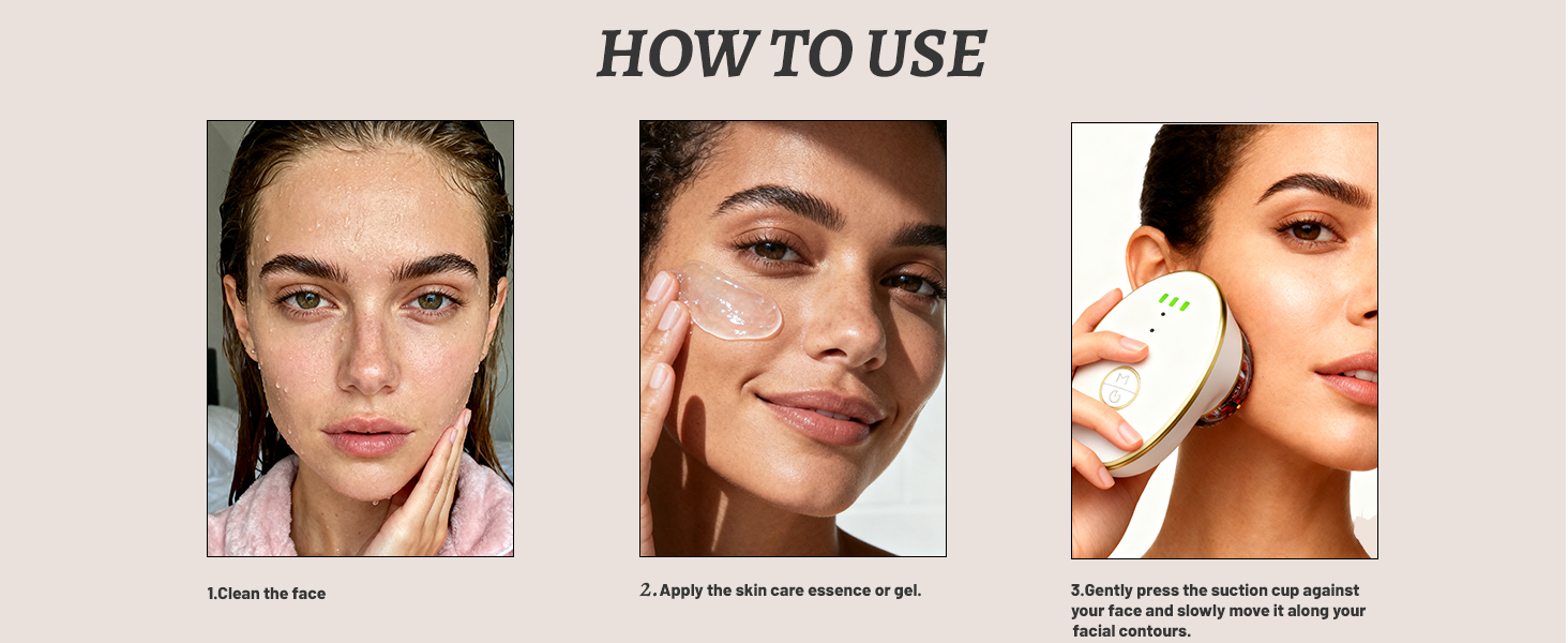 inia flare microcurrent facial device face massager gua sha facial tools contour face brush