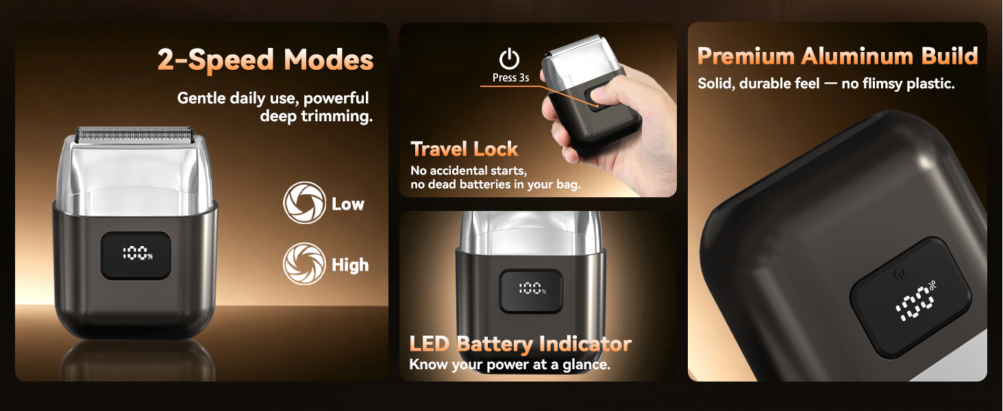 mini electric razor
