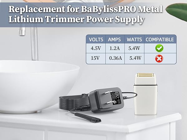 BaByliss PRO charger cord