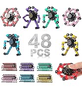 Gokeey Transformable Fidget Spinners for Kids and Adults Stress Relief Sensory Toys for Boys and ...