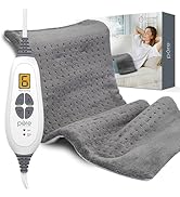 Pure Enrichment PureRelief XL Heating Pad - 12" x 24" Electric Heating Pad for Back Pain & Cramps...