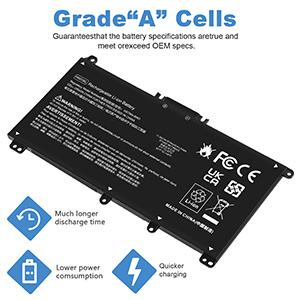 For HP 240 G9, 245 G9, 250 G9, 255 G8, 255 G9, 470 G8 battery