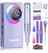 SAVILAND 50000RPM Nail Drill for Acrylic: 2024 Pro High Tech Fast Removal Electric Nails Drill Ki...