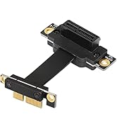 SinLoon PCIE 3.0 Extension Cable,36PIN 1X Extension Cable, 90 Degree PCI Express 1X Extend Card,f...