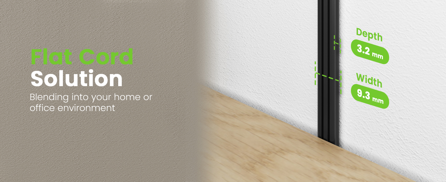 360 degree flat extension cord outlets