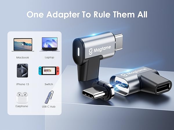 90 Degree USB C Adapter for laptop iphone 15 16
