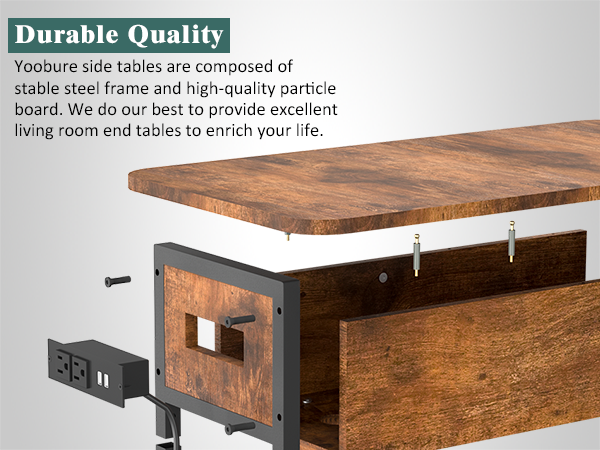 flip top end table
