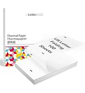 COLORWING Thermal Paper 8.5x11 US Letter for Portable Printer,Continuous Folding Thermal Paper Co...