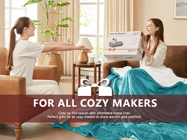 Heated blankets can be machine washed