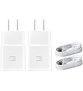 Wall Charger Adaptive Fast Charger Kit for Samsung Galaxy S7/S7 E/S6/S6 E/Note5/4 /S4/S3, USB 2.0...